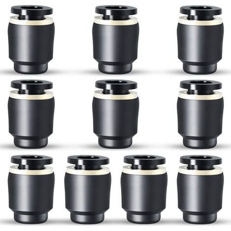 raccord mobile rapide tête d'arrêt bouchon de tuyau app PPF 10 pièces 6mm (1/4)