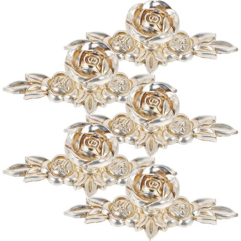 aus Zinklegierung im Vintage Rosen Design 5er Pack für