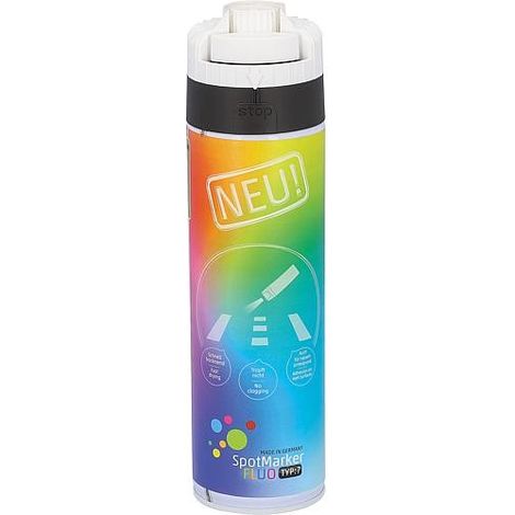 Spray de marquage blanc Roland Endres SpotMarker TYP7 360°, bombe aérosol 500ml (1/2)