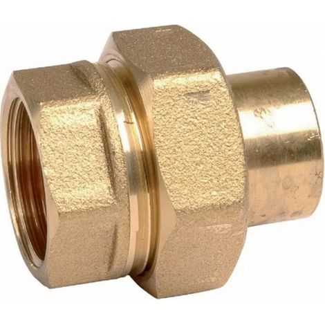Thermador 340GC1820 - Racor de unión recto de latón para soldar - F3/4" - Ø18mm - 340GC