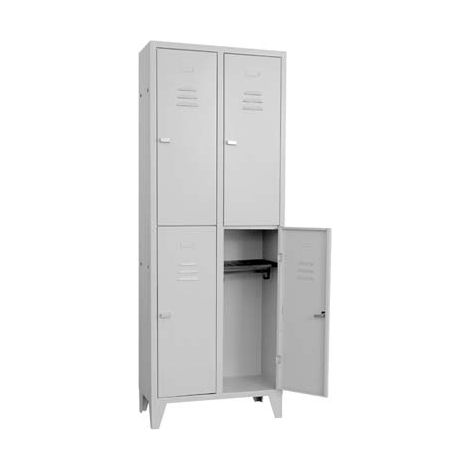 ARMADIO MULTISPOGLIATOIO MONTATO PROMETAL  VERN GRIGIO POSTI 4 H.MM 1795 MM  680X350