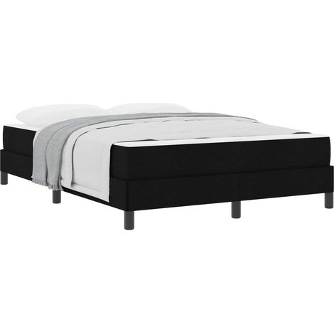 Maison Exclusive - Boxspringbett mit Matratze Schwarz 140 x 190 c