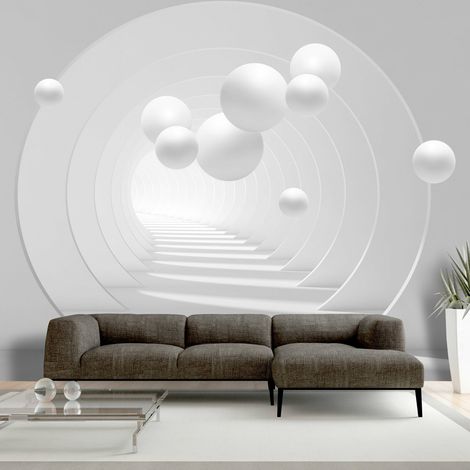 Papier peint tunnel 3d - 250 x 175 cm