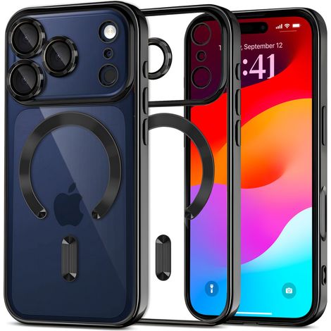 iPhone 17 Pro Max Electro MagSafe Hülle – Schwarz (1/5)