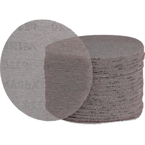 Abranet Disques abrasifs filet Ø 125 mm autoagrippant , Grain P120 , 50 pcs , pour poncer le bois, le mastic, la peinture, le plastique , 5424105012 (1/4)
