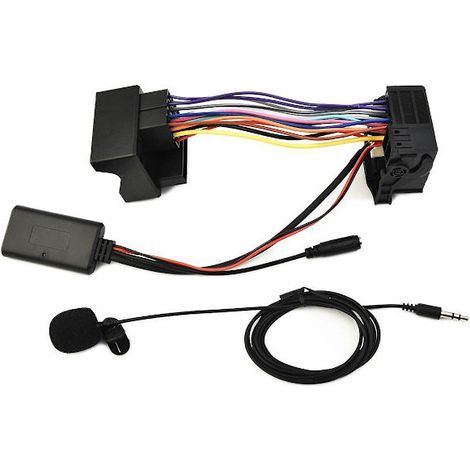 Adaptateur audio Bluetooth 5.0 avec microphone MA2266 pour BMW E64, E60, E66, E80, E81, E82 et E90, accessoires audio de voiture, noir. (1/2)
