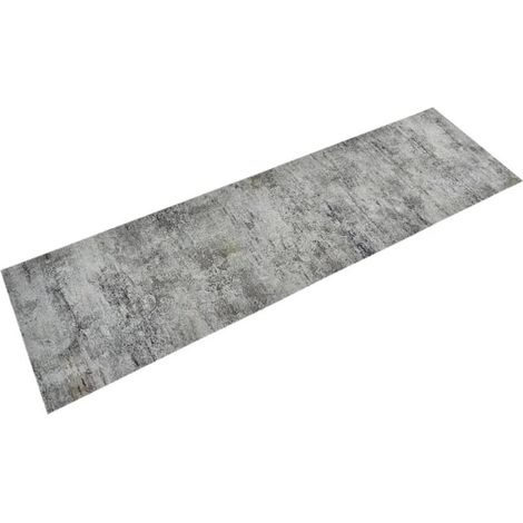 Tapis Salon，Tapis Chambre，Tapis de cuisine lavable impression béton 45x60 cm velours (1/5)