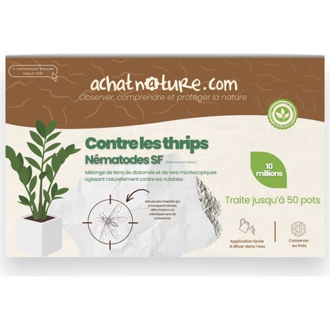 Nématodes SF contre thrips - 10 millions - 50 pots