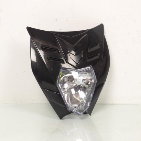 Schwarze Scheinwerferblende mit 12-V-Scheinwerferoptik 35/35 W (1/5)