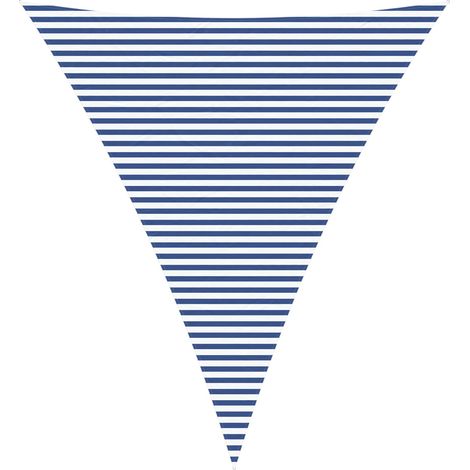 Sun Shade Sail Blue and White 5 x 6 x 6 m 100% Polyester Oxford vidaXL