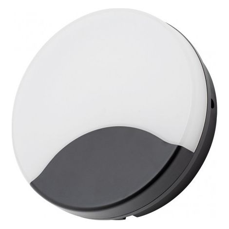 Litecraft Alford Wall Light 15 Watt Outdoor Round Integrated LED Bulkhead - Black (1/5)