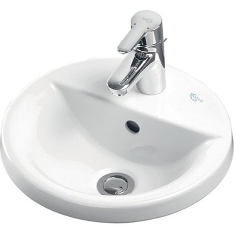 Ideal Standard Concept Sphere Countertop Basin 480mm Wide 1 Tap Hole (1/3)