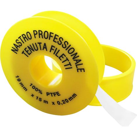 NASTRO TEFLON PROFESSIONALE 3/4x15 mt. spessore mm. 0,20 5.00 pz