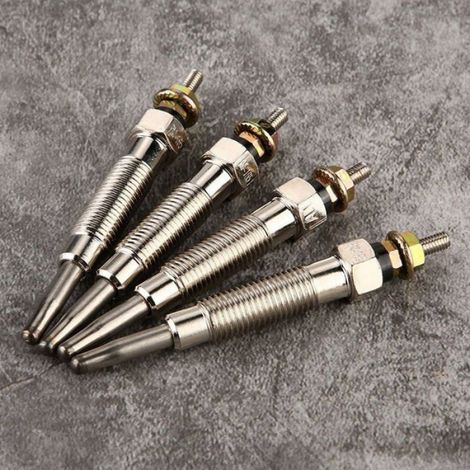 4 pièces bougies de préchauffage Diesel pour MITSUBISHI PAJERO SHOGUN 1994-1999 2.8 TD (1/4)