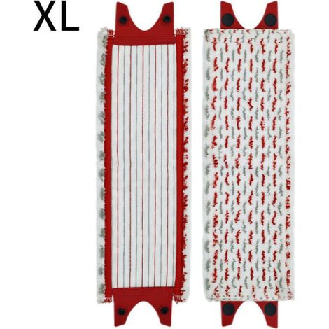 1 chiffon de remplacement pour vadrouille plate en microfibre à tête de vadrouille plate humide et sèche Vileda UltraMax XL (1/4)