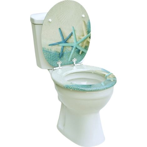 HomSeat-Toilettensitz mit Absenkautomatik, MDF-Kern und Absenkscharnieren
