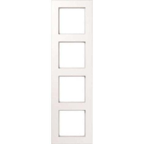 Cornice interruttore Jung a5584bfww infrangibile lucida