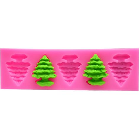 Moule Silicone Noël 12 pour Pâtisserie DIY Gâteau Fondant Chocolat Décoratif Multiple