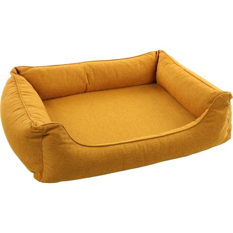 Lit pour Chien Chat - Coussin pour Chien Chat - Panier pour Chien Chat - 100x80x25cm - Lavable - Fond Anti-dérapant - Housse Amovible Lieu de Couchage Doux et Confortable (1/3)
