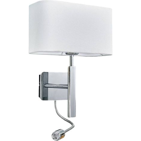 Wall Light 'Jettka' made of Textile for Living Room & Dining Room