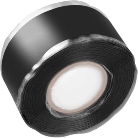 Bande de plomberie pour fuites silicone noire, auto-adhésive (1/5)