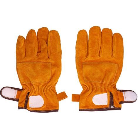 Heat-resistant barbecue gloves up to 250°C, non-slip oven gloves, breathable kitchen gloves, fire-resistant gloves, fireplace gloves for grilling (1/5)