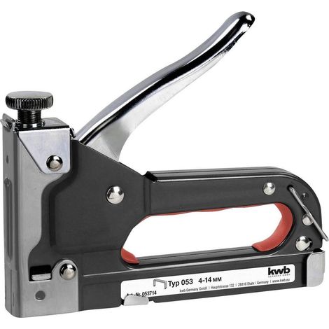 KWB TACK 140 Grapadora manual de acero ajuste de fuerza