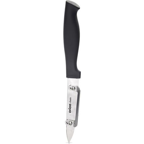 Cuchillo pelador, pelador vertical de verduras y frutas de acero, 19 cm (1/5)