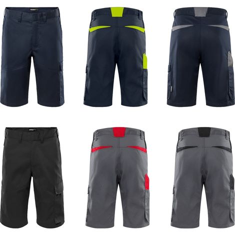 Pantaloni corti da lavoro Fristads Green 2932 GWM - 54 (EU) - Blu/Giallo