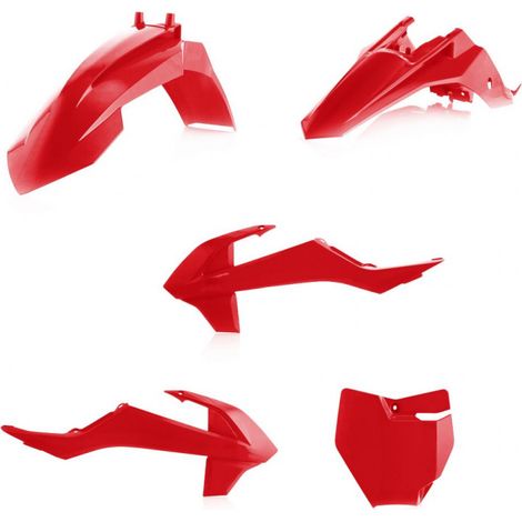 Kit Plastique Cycra 5 Elements GAS GAS MC 65 21 ORIGINE (ROUGE)