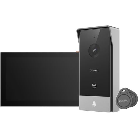Ezviz – Visiophone connecté HP5 – Écran tactile 7 pouces – Résolution 1080p – Vision nocturne – Déverrouillage à distance via application