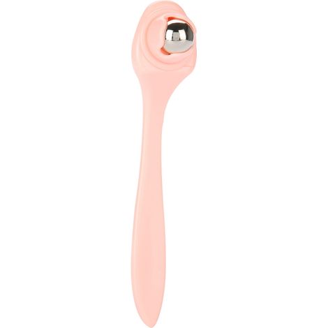 Rouleau manuel anti-rides pour yeux, masseur portable en acier inoxydable, lifting et raffermissant, couleur rose (1/5)