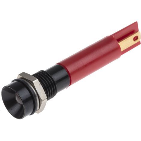 Voyant LED lumineux Rouge RS PRO, dia. 8mm, IP67 ( Prix pour 1 )