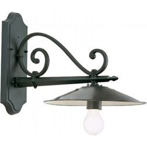 Applique a Parete Esterno Piatto Antico Lampada Illuminazione Vintage E27 Sovil