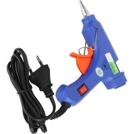 Pistolet à colle thermofusible 20 W, pistolet à colle polyvalent pour le bricolage, norme européenne 100-240 V (1/5)