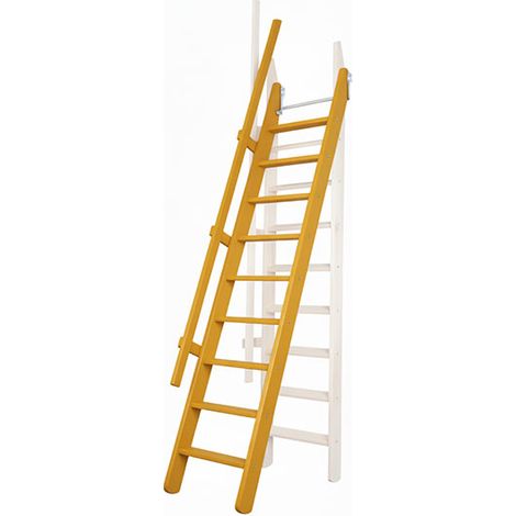 Scala per soppalco MSP : 59cm - Colore : Giallo Zafferano (RAL 10 - MSP/R1017