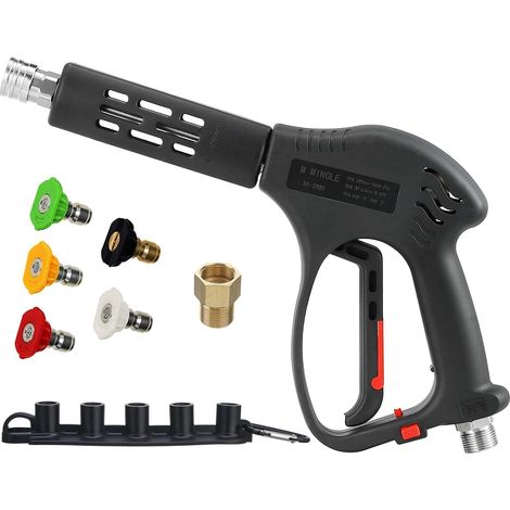 Short Gun for Pressure Cleaner, M22 Connector, 5 Nozzles Hot (1/5)