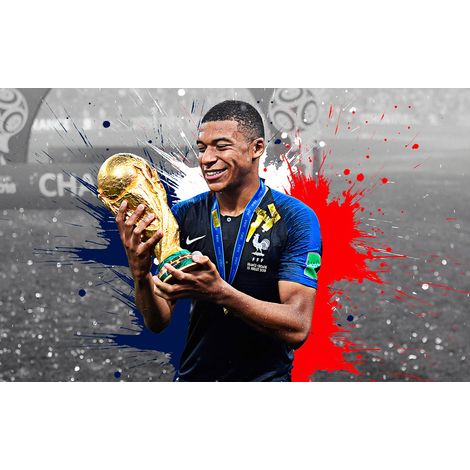 Papier peint panoramique Football - Joueur de Foot - 130 cm x 81 cm (1/2)