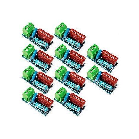 AC/DC 5V-400V RC-Schutzwiderstand Überspannungsabsorptions-/Snubber-Modul Relaiskontaktschutz