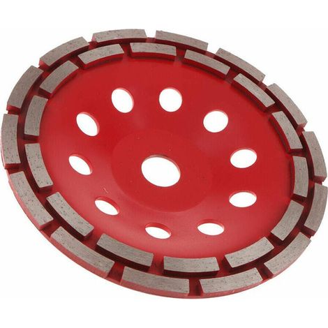 Disque de meulage diamanté 150 mm pour meuleuse d'angle en béton, pierre, brique et carrelage, rouge RUIOIU (1/4)