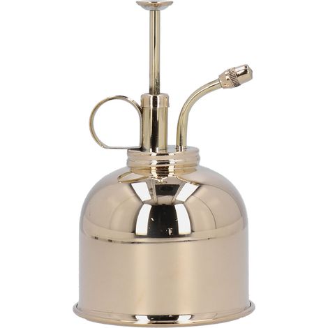 Arrosoir vintage avec brumisateur pour plantes, flacon pulvérisateur en laiton de 300 ml pour jardin ou balcon. (1/5)