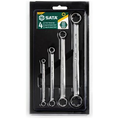 SATA KLUCZ OCZKOWY E-TORX 4szt. DWUSTRONNY