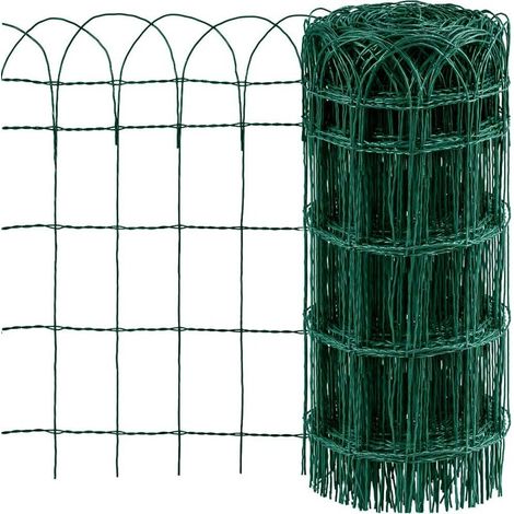 RETE RECINZIONE ZINCATA ELETTROSALDATA PLASTICATA 25 MT X 90 CM ALTA FER 30977