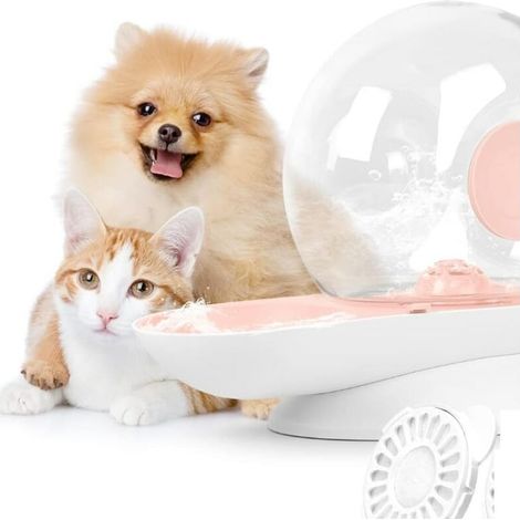 （23.5 x 30 cm）Distributeur Eau pour Chat Chien Automatique,Distributeur d'eau Mangeoire Gravité pour Bol d'eau 2,8 L pour Petits Animaux de Compagnie, Pas d'électricité Nécessaire (1/5)