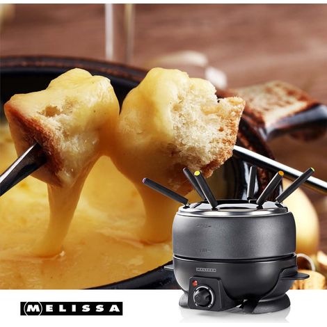 Set per fonduta elettrica 23 l per 6 persone temperatura regolabile