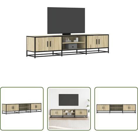 vidaXL Sonoma-Eiche - TV-Schrank Sonoma-Eiche 180x35x41 cm Holzwerkstoff (1/5)