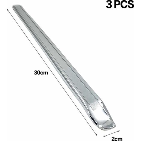 3 Pièces Demonte Pneu,Moto Démonte-Pneus Levier de Pneu,Outils de Réparation Levier de Pneu pour Une Utilisation dans Les Voitures Motos Vélos,30cm (1/4)