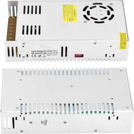 Alimentation à découpage 400 W 36 V 11 A, entrée AC 115/230 V, kit pour machine de gravure CNC à moteur pas à pas