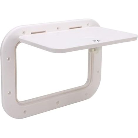 Trappe de Pont Marin, Trappe de Pont de Bateau 12X8 Pouces avec Verrou de sécurité et clé, Excellente étanchéité, Résistante aux pour Bateau, Yacht, Camping-Car (1/3)