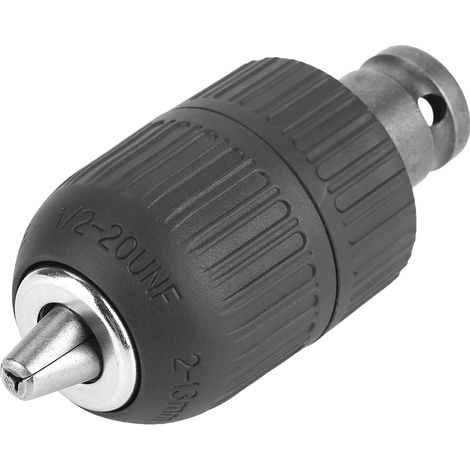 Schnellspannbohrfutter 2–13 mm, 1/2"-20UNF und 1/2"-Bohrfutteradapter zur Umrüstung auf Schlagbohrmaschine (1/5)